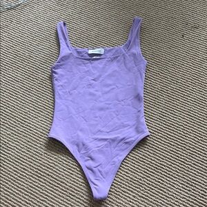 Babaton Purple Bodysuit - Aritzia